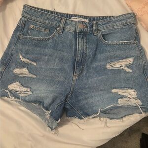 Garage denim shorts